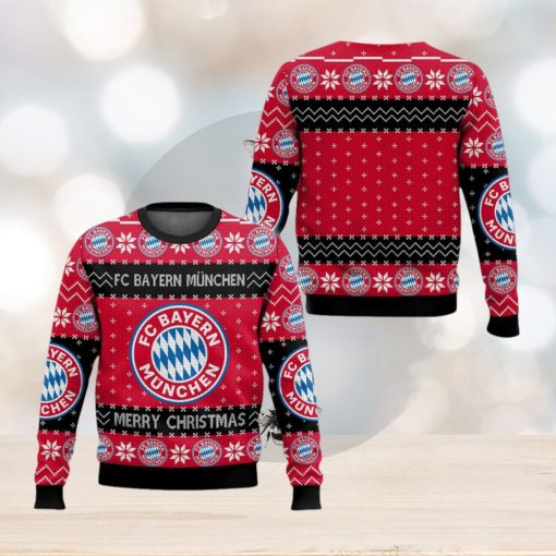 Bundesliga FC Bayern Munchen Ugly Christmas Sweater For Men And Women