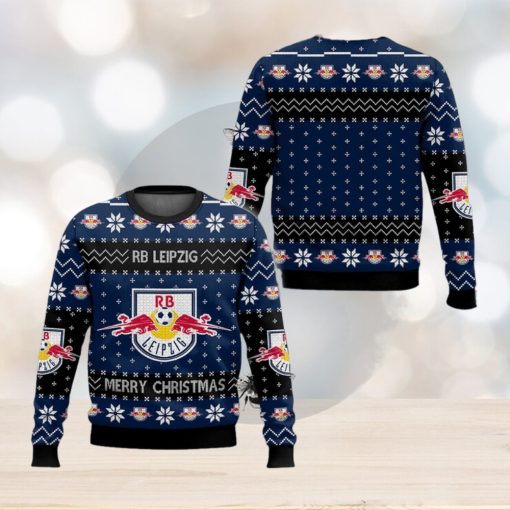 Bundesliga RB Leipzig Style Christmas Ugly 3D Sweater For Fans