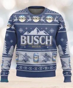 Busch Beer All Over Printed Ugly Christmas Sweater 2023 Christmas Gift Ideas Holiday Gift