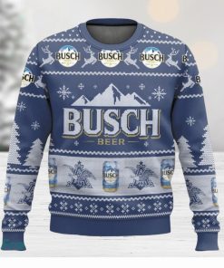 Busch Beer All Over Printed Ugly Christmas Sweater 2023 Christmas Gift Ideas Holiday Gift