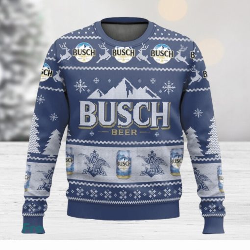 Busch Beer All Over Printed Ugly Christmas Sweater 2023 Christmas Gift Ideas Holiday Gift