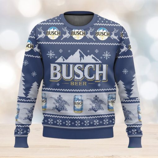 Busch Beer Christmas Ugly Sweater Special Gift For Xmas