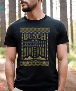 Busch Beer Mountains Ugly Christmas Shirt