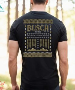 Busch Beer Mountains Ugly Christmas Shirt