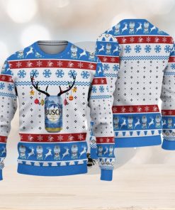 Busch Blue Beer Ugly Knitted Christmas Sweater