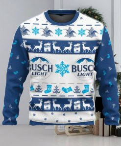 Busch Light 3D Print Christmas Sweater, Christmas Ugly Sweater