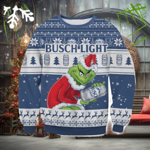 Busch Light Grinch AOP Ugly Christmas Sweater Christmas Gift For Men And Women