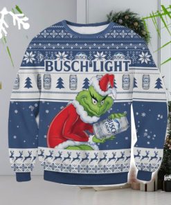 Busch Light Grinch AOP Ugly Christmas Sweater Christmas Gift For Men And Women