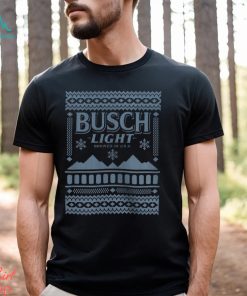 Busch Light Mountains Ugly Christmas Shirt