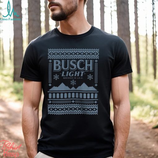 Busch Light Mountains Ugly Christmas Shirt