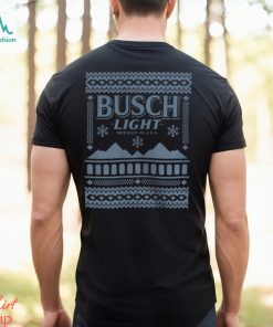 Busch Light Mountains Ugly Christmas Shirt