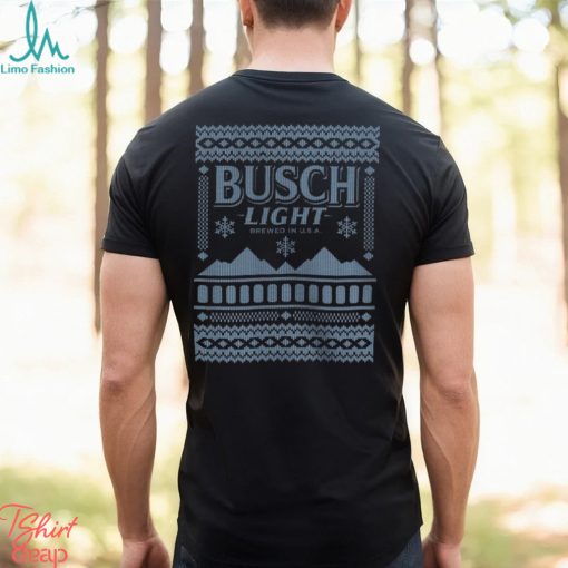 Busch Light Mountains Ugly Christmas Shirt