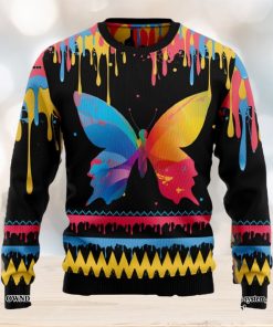 Butterfly Colorful Beauty Christmas Ugly Christmas Sweater