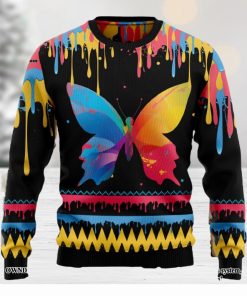 Butterfly Colorful Beauty Christmas Ugly Christmas Sweater