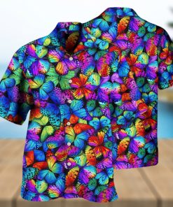 Butterfly Multi Bright Butterflies Hawaiian Shirt