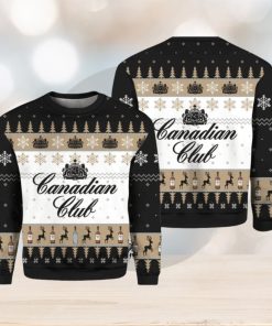 CANADIAN CLUB WHISKY UGLY CHRISTMAS SWEATER