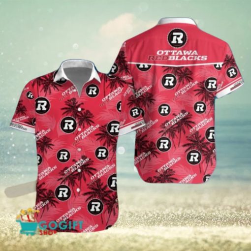 CFL Ottawa Redblacks Hawaiian Shirt