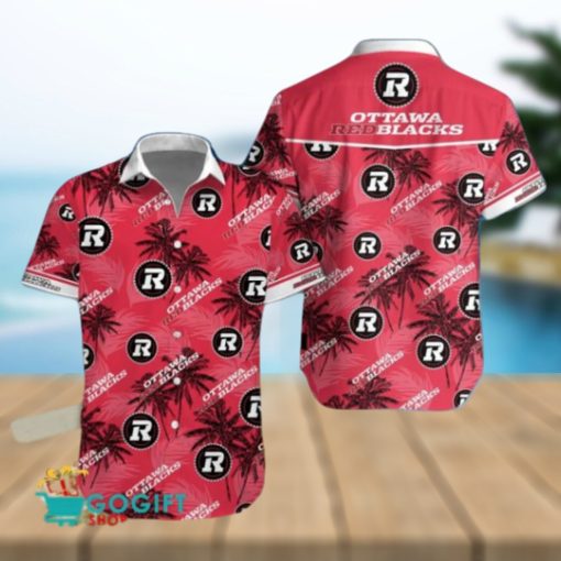 CFL Ottawa Redblacks Hawaiian Shirt