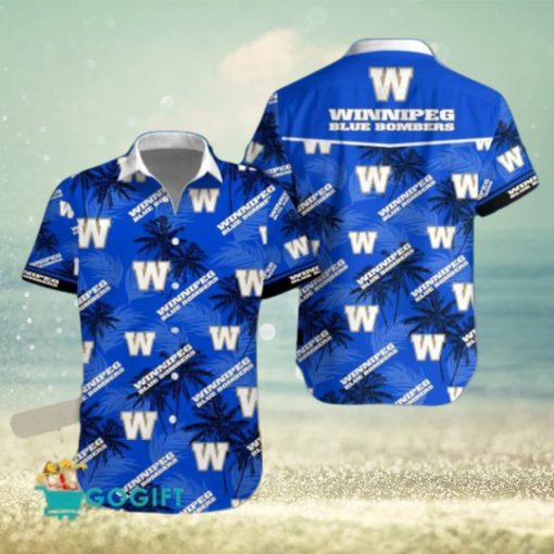 CFL Winnipeg Blue Bombers Hawaiian Shirt