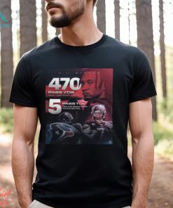 CJ Stroud 470 Pass YDs And 5 Pass TDs For Single Game Rookie Record Unisex T Shirt