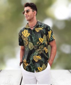 COOFANDY Men's Hawaiian Shirt