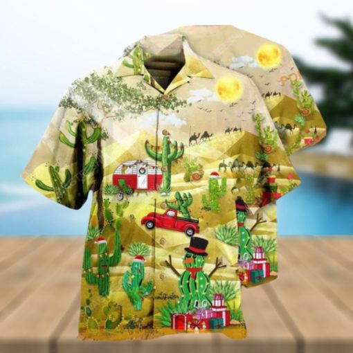 Cactus & Holiday Vibe Hawaiian Shirt Funny Xmas Gifts