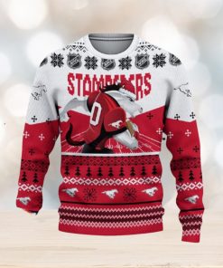 Calgary Stampeders Custom Name 3D Sweater Funny Gift For Men And Women Fans Christmas