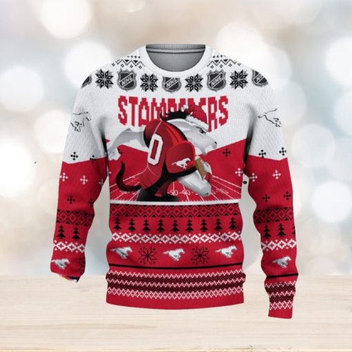 Calgary Stampeders Custom Name 3D Sweater Funny Gift For Men And Women Fans Christmas