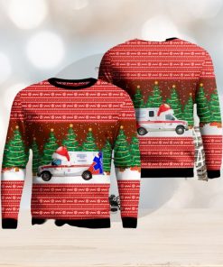 California AMR San Mateo County EMS Ugly Christmas Sweater