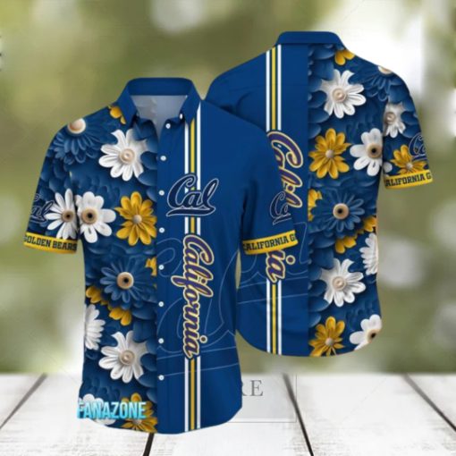 California Golden Bears NCAA3 Flower Hawaii Shirt For Fans