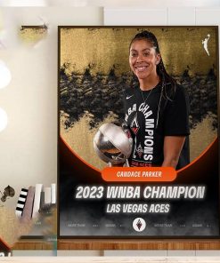 Candace Parker x Las Vegas Aces 2023 WNBA Champion Home Decor Poster Canvas