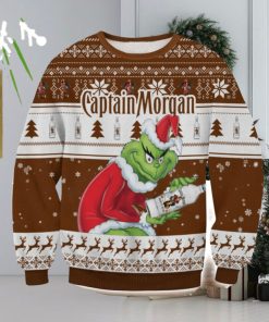 Captain Morgan Grinch AOP Ugly Christmas Sweater Christmas Gift For Men And Women