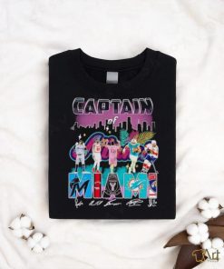 Captain of Miami Sports Team Signatures shirt