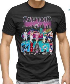 Captain of Miami Sports Team Signatures shirt