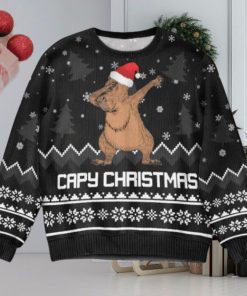 Capybara Capy Christmas Ugly Sweater