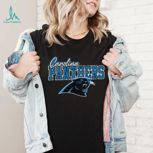 Carolina Panthers Gameday Couture s In The Spotlight Tonal Leopard Print Shirt