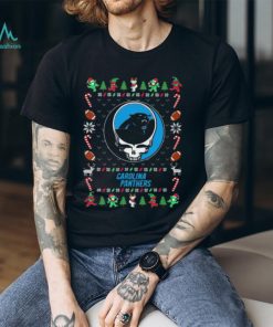 Carolina Panthers Grateful Dead Ugly Christmas Shirt
