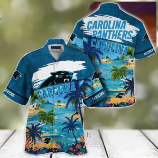 Carolina Panthers NFL Hawaiian Shirt Gifts For Men Dad Gifts Christmas Gifts Beach Vibes