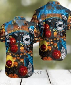 Carolina Panthers NFL Hawaiian Shirt Halloween Personalize Gifts For Men Dad Gifts Christmas Gifts