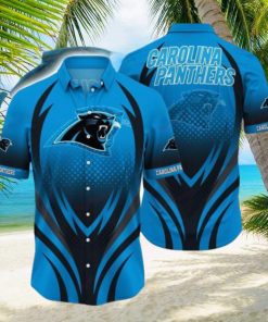 Carolina Panthers NFL Logo Hawaiian Shirt Gifts For Fans Dad Gifts