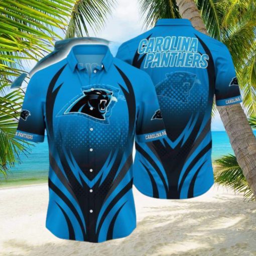 Carolina Panthers NFL Logo Hawaiian Shirt Gifts For Fans Dad Gifts