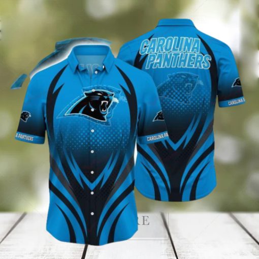 Carolina Panthers NFL Logo Hawaiian Shirt Gifts For Fans Dad Gifts