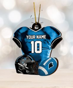 Carolina Panthers NFL Sport Ornament Custom Name And Number