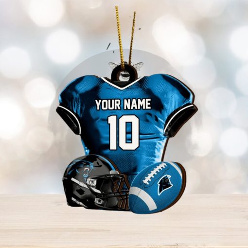 Carolina Panthers NFL Sport Ornament Custom Name And Number