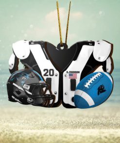 Carolina Panthers NFL Sport Ornament Custom Your Name And Number