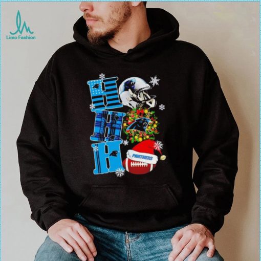 Carolina Panthers NFL ho ho ho Christmas shirt
