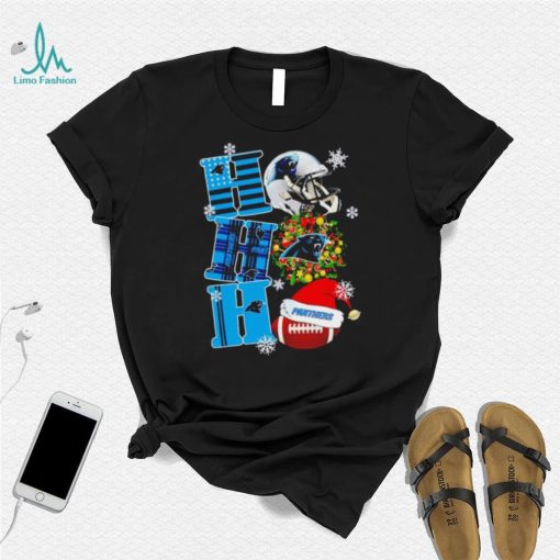 Carolina Panthers NFL ho ho ho Christmas shirt
