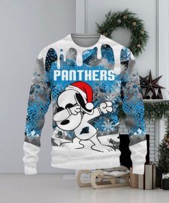 Carolina Panthers Snoopy Dabbing The Peanuts Sports Football American Christmas Dripping Matching
