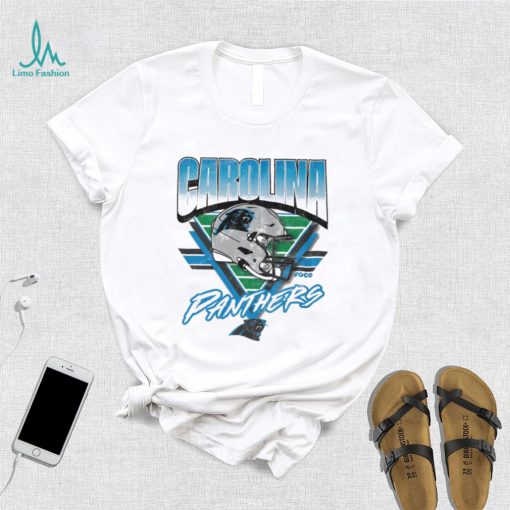 Carolina Panthers White Triangle Vintage T Shirt