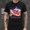 David Perron number 57 Detroit Red Wings ice hockey player pose paper gift shirt